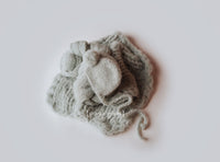 Whispy set Detachable Pom {SPRING GREEN} 0228