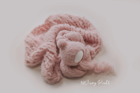 Whispy set Detachable Pom {BABY PINK}