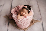 Whispy set Detachable Pom {BABY PINK}