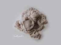 Whispy set Pom bonnet {OATMEAL} 0122