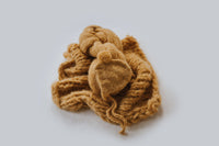 Whispy set Detachable Pom {MUSTARD} 0215