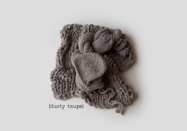 Tweed set {DUSTY TAUPE}