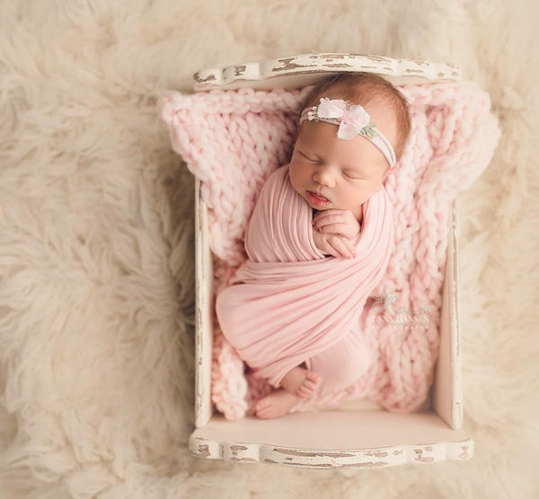 Merino  Handspun Blanket {PINK}