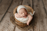 Ivory White Merino Blanket
