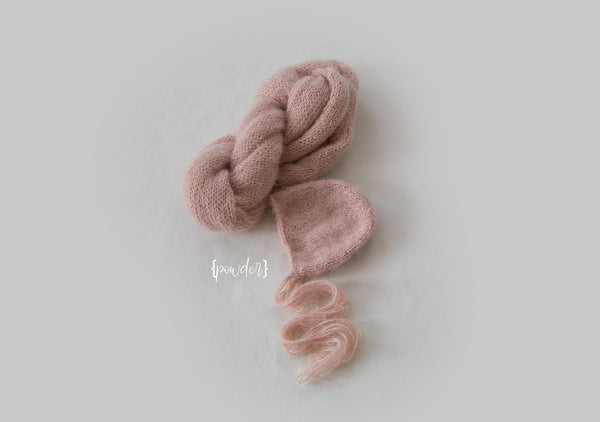 {BLUSH} fuzzy wrap set 0126