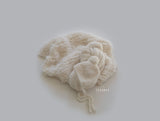 Whispy set Detachable Pom {IVORY} 0208
