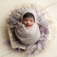 Whispy set Deco bonnet {DUSTY LILAC} 0110