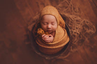 {Mustard} cotton wrap set