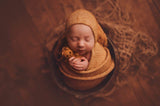 {Mustard} cotton wrap set